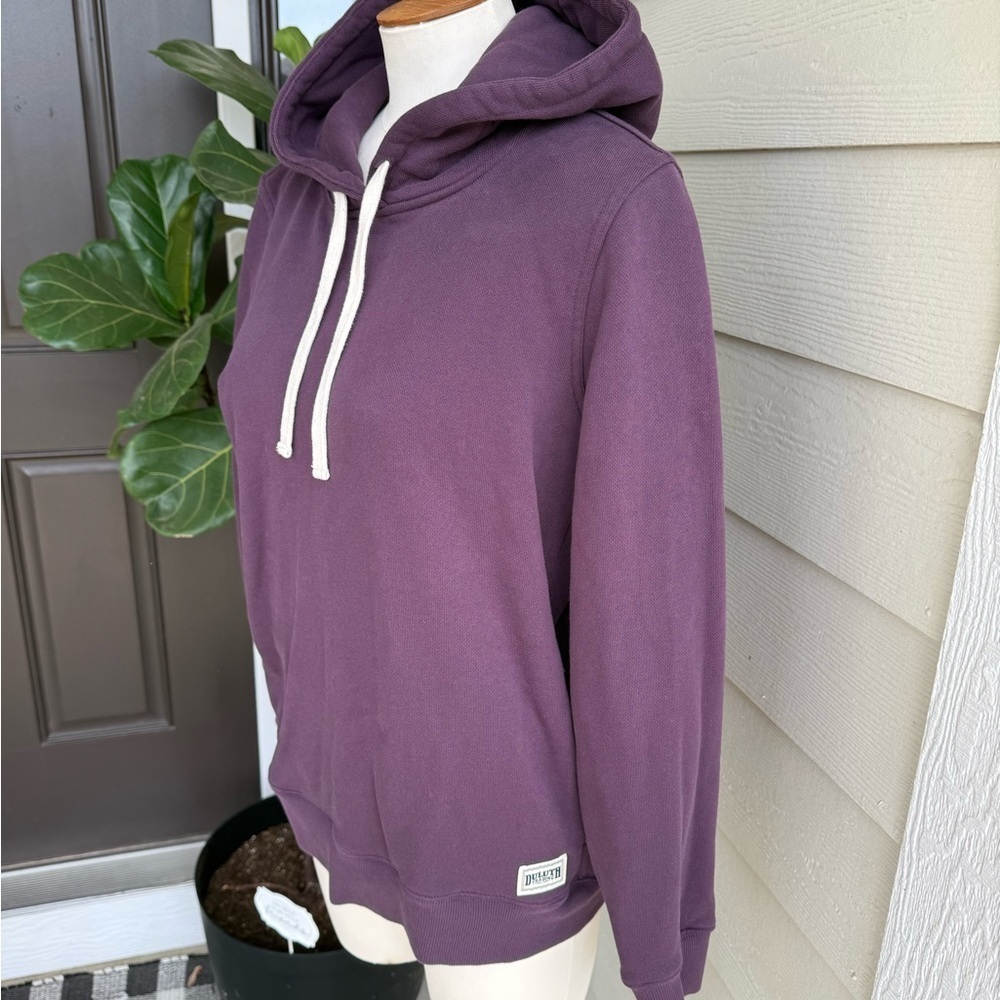 Duluth Trading Purple 100% cotton sweatshirt - Picture 3 of 6